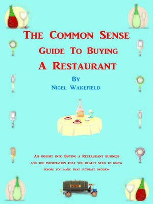 cover image of The Common Sense Guide to Buying a Restaurant